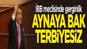 Tevfik Göksu, kendisine yöneltilen ithama 'Yalan söyleme kelimesi sana yakışır. Aynaya bak terbiyesiz' sözleriyle çıkıştı.