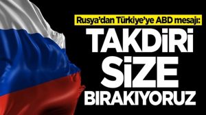 Rusya Büyükelçiliği, resmi Twitter hesabından yaptığı paylaşımla ABD'nin YPG'ye yaptığı yardıma gönderme yaparak 'Takdiri size bırakıyoruz' dedi.