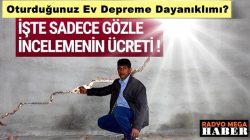 Oturduğunuz ev depreme ne kadar dayanıklı, test ücreti ne kadar!