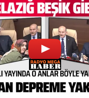 Elazığ deprem toplantısında üç bakan depreme canlı yayında yakalandı