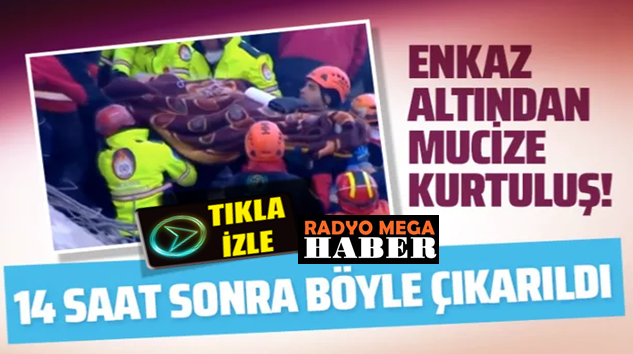  Elazığ, Deprem mahali Mustafapaşa’dan 14 saat sonra mucize kurtuluş