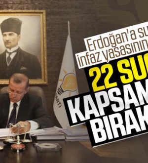 Cumhurbaşkanı Erdoğan’a sunulan İnfaz düzenlemesi şekillendi