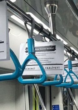 Marmaray’da Üniversitelilerden deprem vergileri nerede eylemi