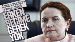 Meral Akşener: Erken seçime gerek yok