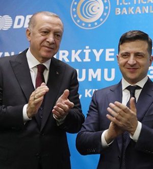 Cumurbaşkanı Erdoğan ve Zelenskiy’den ortak basın toplantısı