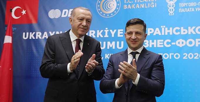  Cumurbaşkanı Erdoğan ve Zelenskiy’den ortak basın toplantısı