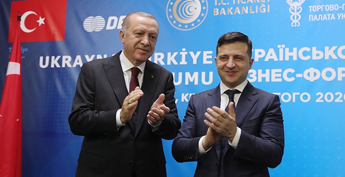  Cumurbaşkanı Erdoğan ve Zelenskiy’den ortak basın toplantısı