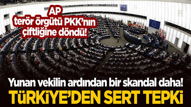  AP’de skandallar bitmiyor,Yunan vekilin ardından sözde Kürt konferansı düzenlendi