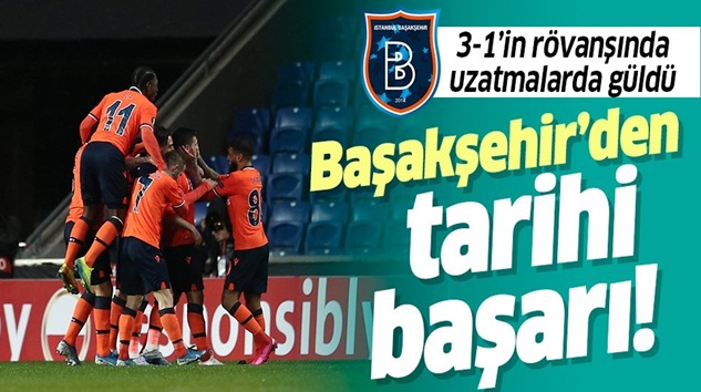  Başakşehir, Sporting Lizbon’u 4-1 mağlup ederek tur atladı