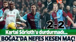 Beşiktaş, Vodafone Park’ta Trabzonspor’la 2-2 berabere kaldı