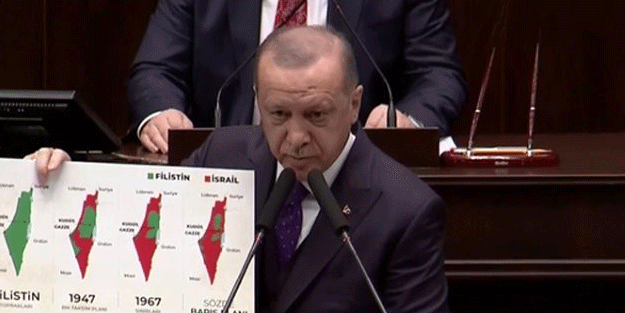  Cumhurbaşkanı Erdoğan AK Parti grubunda israil’e yüklendi