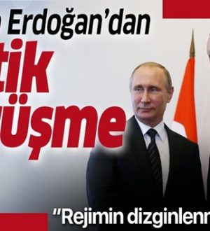 Cumhurbaşkanı Tayyip Erdoğan ile Putin’den kritik görüşme!