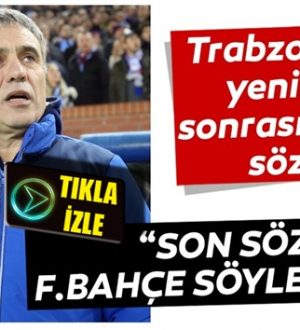 Ersun Yanal: Son sözü Fenerbahçe söyleyecek
