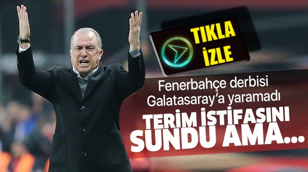  Fenerbahçe derbisi Galatasaray’a hiç yaramadı! Fatih Terim istifa bile etti