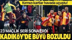 Galatasaray, Fenerbahçe’yi Kadköy’de 21 yıl sonra yendi