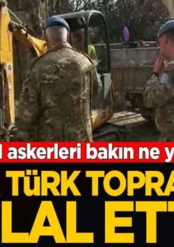 Güney Kıbrıs Rum tarafı KKTC Topraklarına sınır ihlali yaptı
