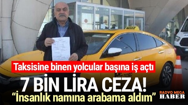  Kırşehir’de Kaçak göçmen taşıyan taksiciye ceza şoku!