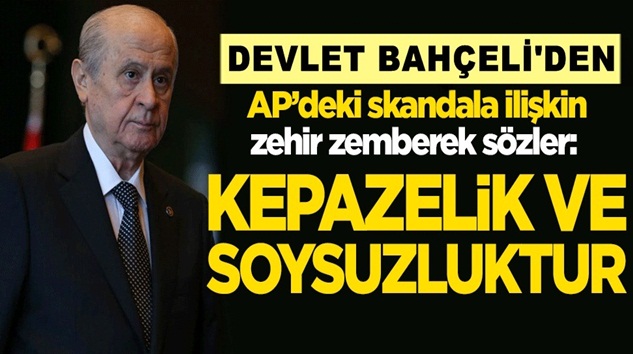  MHP lideri Devlet Bahçeli’den AP’ye zehir zemberek sözler