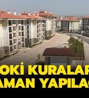 TOKİ 100 bin konut kura çekiliş tarihi ve yapılacağı ilk yer açıklandı!