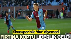 Trabzonspor, Sivasspor’u da geçerek liderlik koltuğuna oturdu