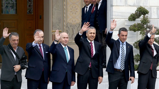  Vali Ali Yerlikaya, Dört büyük takımın başkanlarını buluşturdu