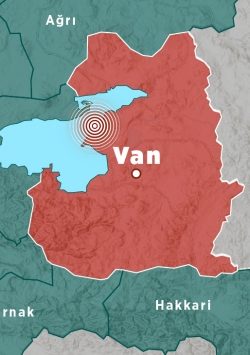 Van’da deprem hemde 2 dakika arayla sarsıntılar van halkını korkuttu