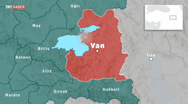  Van’da deprem hemde 2 dakika arayla sarsıntılar van halkını korkuttu