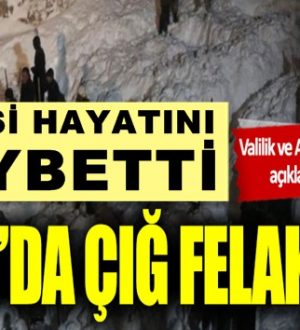 Van’dan Acı Haber, çığ düşmesi sonucu 33 kişi yaşamını yitirdi