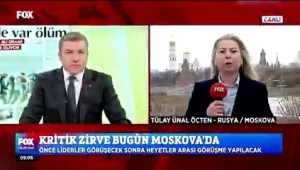 Fox tv’den Tülay Ünal Öçten’e Rus polisi müdahale etti