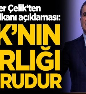 AK Parti sözcüsü Ömer Çelik “Bahar Kalkanı Harekatı” meşrudur!