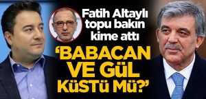 Ali Babacan ile Abdullah Gül Küsmü? Fatif Altaylı Yazdı!