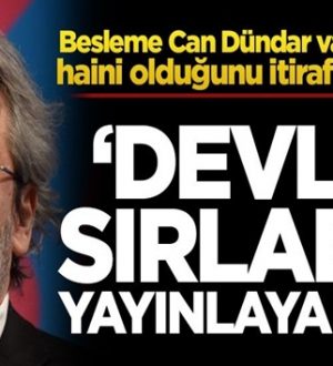 Can Dündar ilk kez kabul etti! Devlet sırlarını yayınlayarak suç işledim