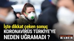 Dünyayı sarsan  koronavirüs Türkiye’ye neden uğramadı ?