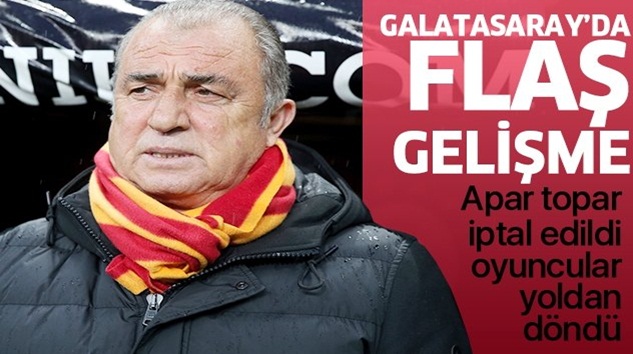  Galatasaray’da şok gelişme! İdman iptal edildi, oyuncular yoldan döndü