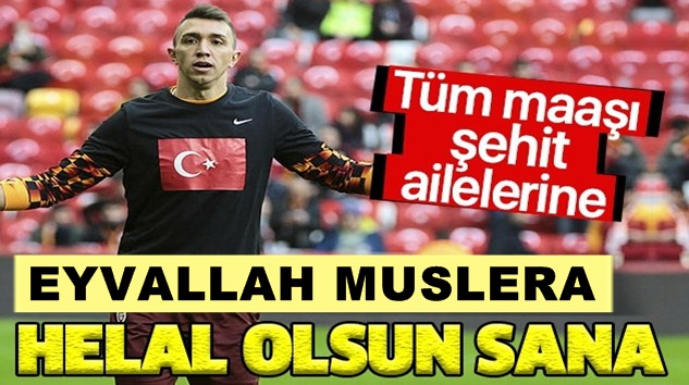  Galatasaray’lı Fernando Muslera,Tüm maaşı şehit ailelerine Bağışladı!
