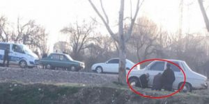 Kahramanmaraş’ta Polisi gören yaşlı amcalar böyle görüntülendi