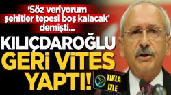 Kemal Kılıçdaroğlu: Şehitler tepesi boş değil ki dedi