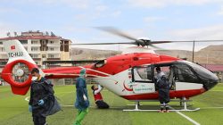 Malatya’da Rahatsızlanan kadın hava ambulansıyla taşındı