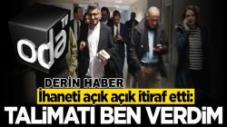 Oda TV  Yayın  Barış Pehlivan, haberin yayınlanması talimatını ben verdim