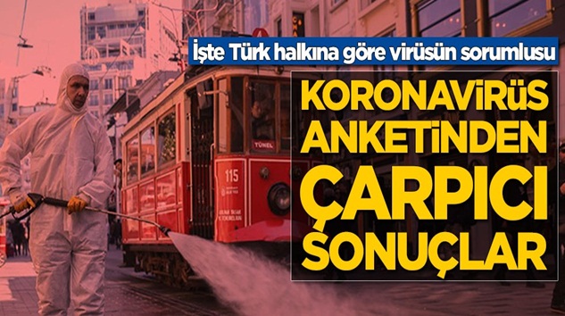  Türk Milletine göre Koronavirüsün sorumlusu!