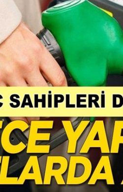 Araç sahiplerinin dikkatine! Gece yarısı benzine zam