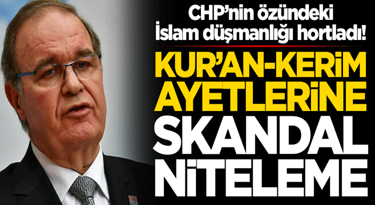  CHP’li Faik Öztrak Cuma Hutbesinde okunan ayetleri yok saydı