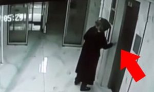 Kayseri’de Elindeki sıvıyı binalara süren kadın yakalandı