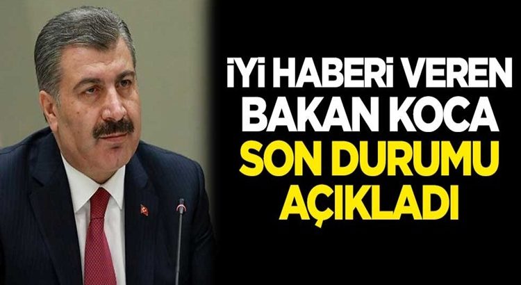  Sağlık Bakanı Fahrettin Koca Koronavirüste Bugünkü tabloyu açıkladı