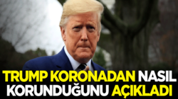 ABD Başkanı Donald Trump koronavirüsten nasıl korunduğunu açıkladı