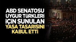 ABD Senatosu Uygur Türkleri için sunulan yasa tasarısını kabul etti