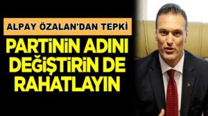 Ak Parti’li Alpay Özalan’dan Tunç Soyer’e sahte tweet tepkisi geldi