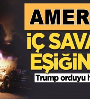 Amerika  iç savaşın eşiğine geldi! Donald Trump orduyu hazırladı