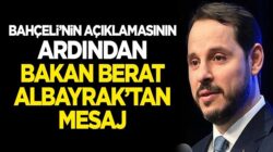 Bakan Berat Albayrak’tan MHP Lİderi Devlet Bahçeli’ye teşekkür