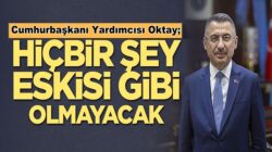 Cumhurbaşkanı Yardımcısı Oktay: Hiçbir şey eskisi gibi olmayacak